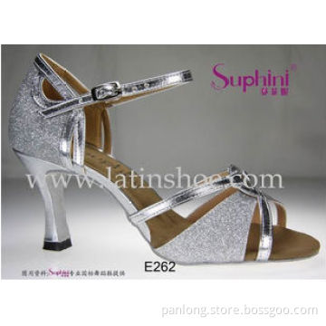 Suphini Silver High Quality Popular Women Latin Dance Shoes